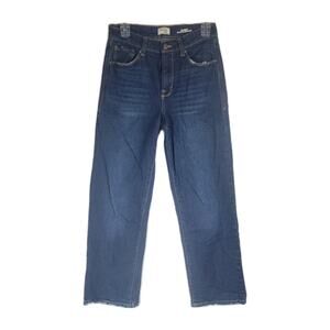 Kensie The Aubrey High Rise Relaxed Straight Jeans Women's 4/27 Blue Denim